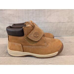 Timberland Timber Tykes Toddler Brown Leather Ankle Boots Size 9